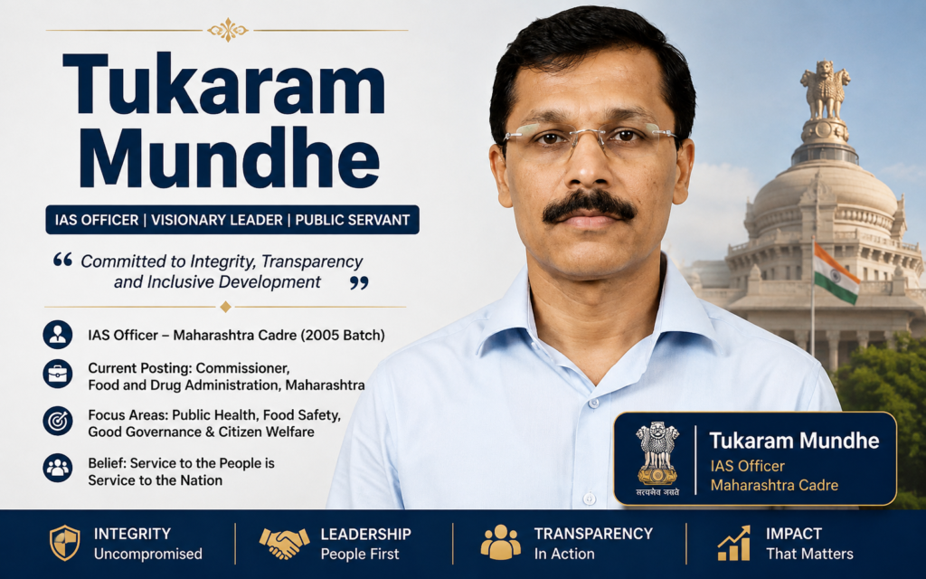 Tukaram Mundhe IAS – Complete Biography, Current Posting, Family, Career & Achievements